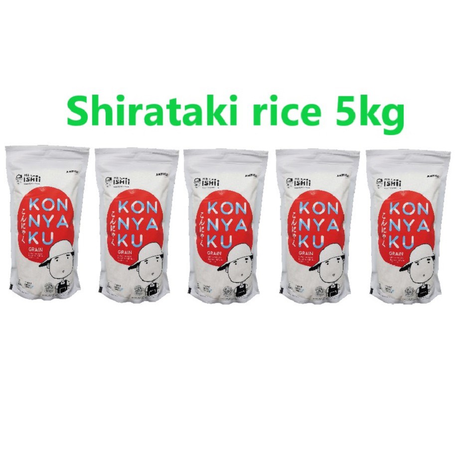 

Shirataki Konnyaku Rice 5kg / Beras Diet Konyaku harga hemat