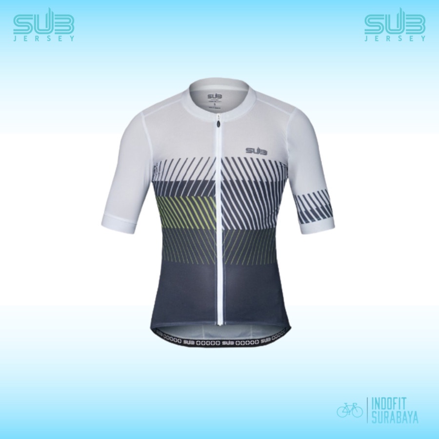 SUB Jersey SHORT Unisex Streamline GREY Cycling Sepeda Gowes Subjersey