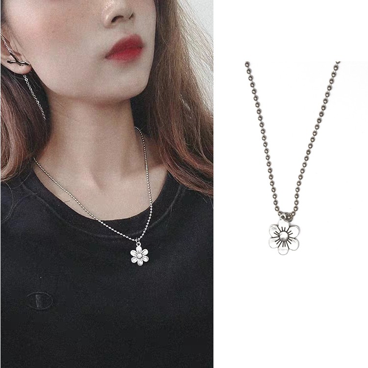 Kalung Liontin Bunga Wanita Fashion Korea necklace