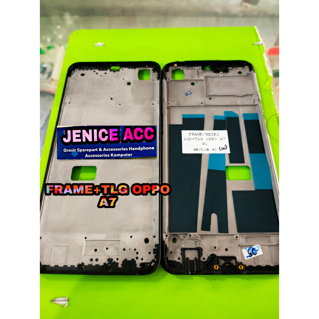 FRAME/BEZEL LCD+TLG OPPO A7