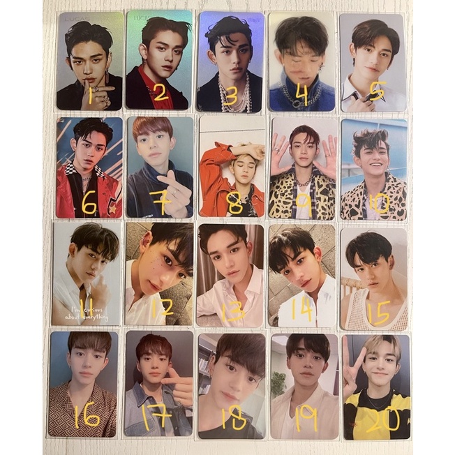 Lucas Official Photocard hologram resonance owhat season greetings superm kick back