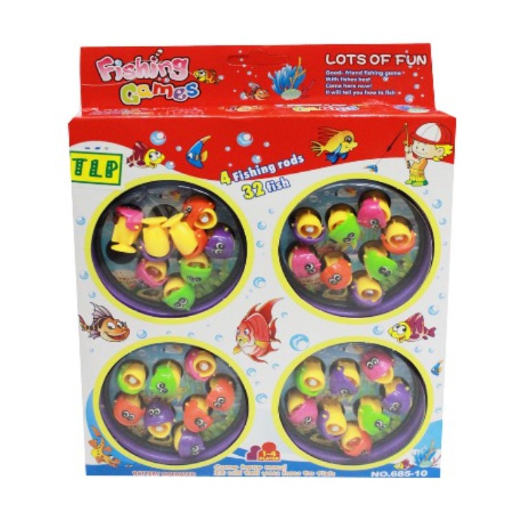 Mainan Keluarga Bisa ber 4 / ber 2 Pancingan Ikan / Fishing Game 4 / 2 Kolam BS CBKS
