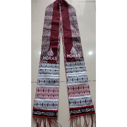 Selendang Sadum Stola Ulos Sadum/Ragidup-Pucha Maroon
