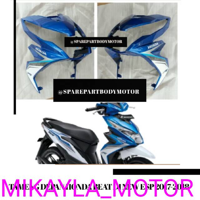 Tameng depan / dasi depan honda beat fi 2016 - 2018