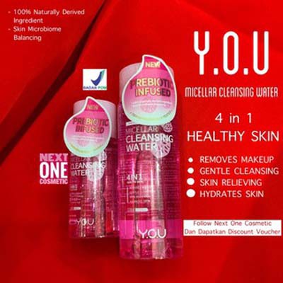 YOU Prebiotic-Infused Micellar Cleansing Water 50 dan 110ml