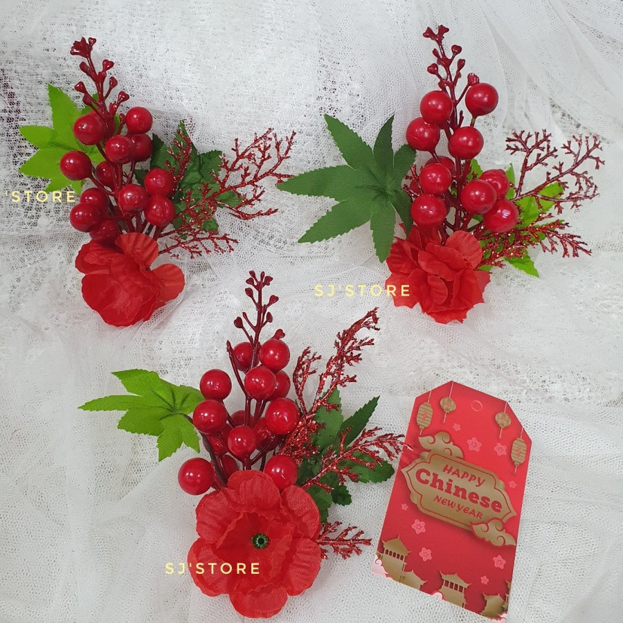 

Aksesoris Hampers Imlek Cherry Merah