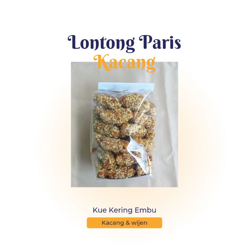 

Kue Lontong Paris/Lontong Paris/Lontong Paris Kacang/Kue Kering 500gr