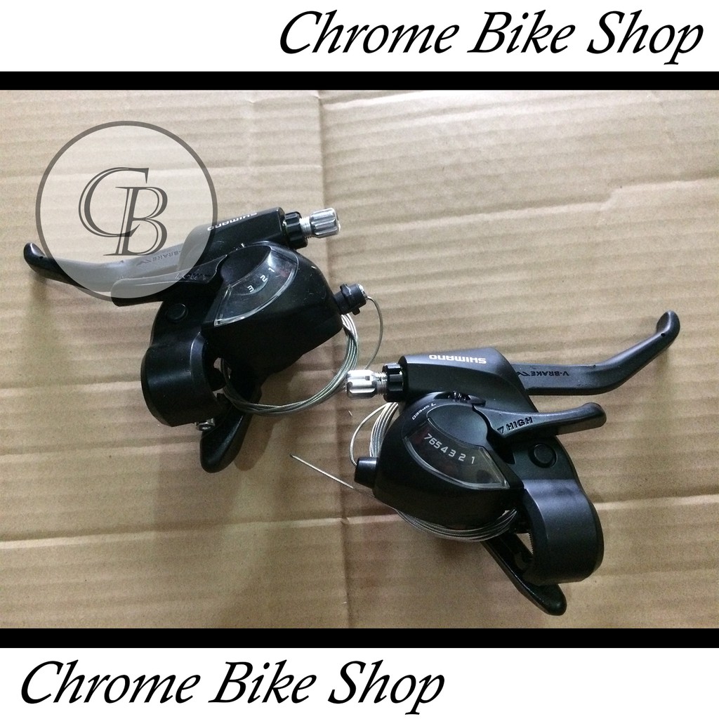 Shifter Rem Shifter Handle Brake 7 Speed Sepeda Shimano EF41 Murah Ori Original