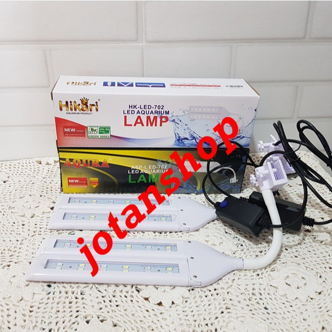 HIKARI HK LED 702 Lampu jepit kupu kupu split cabang Aquarium Aquascape
