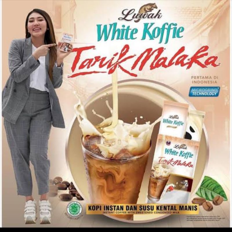 

Luwak White Koffie TarikMalaka Renceng isi 10 Sachet