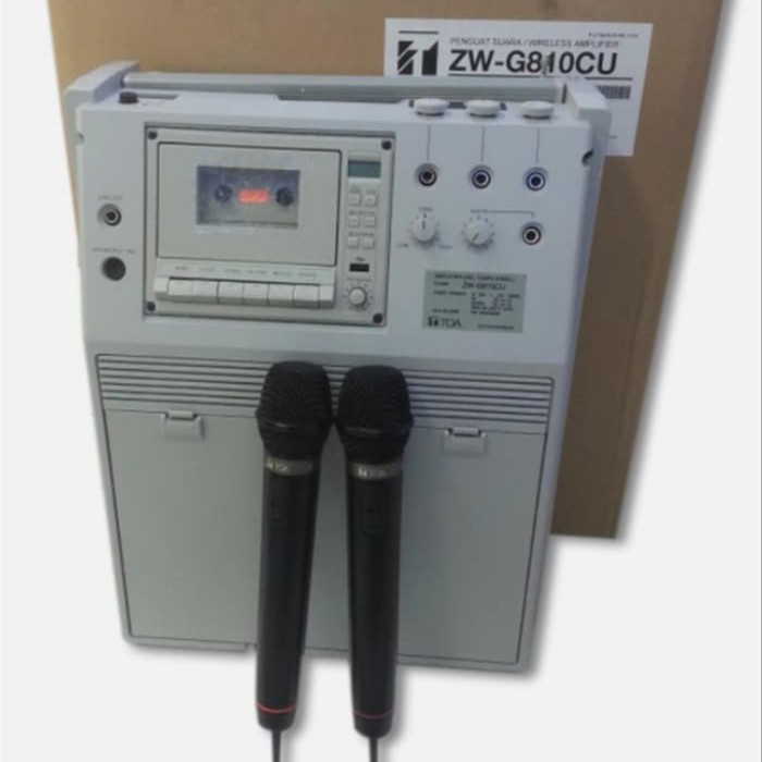 Speaker Portable Wireless PA Amplifier TOA ZW G 810 CU ZW-G810 CU ZW G810CU Original Meeting Rapat