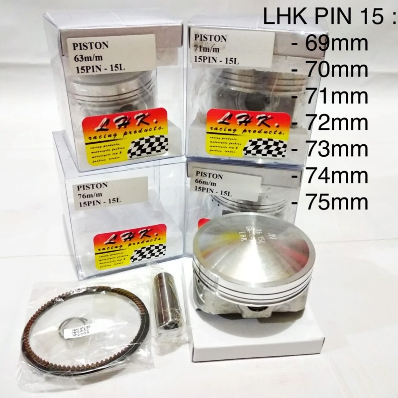 Piston Kit LHK 69 70 71 72 73 74 75 Pen 15 Type Double Ring