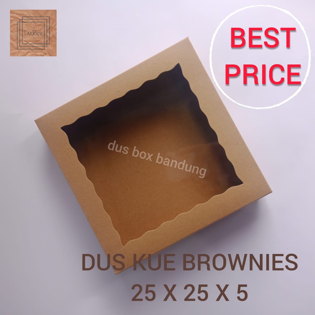 

RB 1pak=10 pcs DUS KUE 25X25X5 DUS DONAT DUS MAKANAN DUS SNACK BOX MURAH DUS KUE BOLU DUS HAMPER