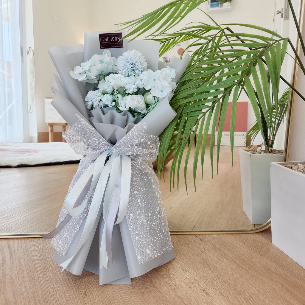 Buket Bunga Palsu Ulang Tahun | Buket Bunga Bekasi | Buket Anniversary | Bucket Wisuda