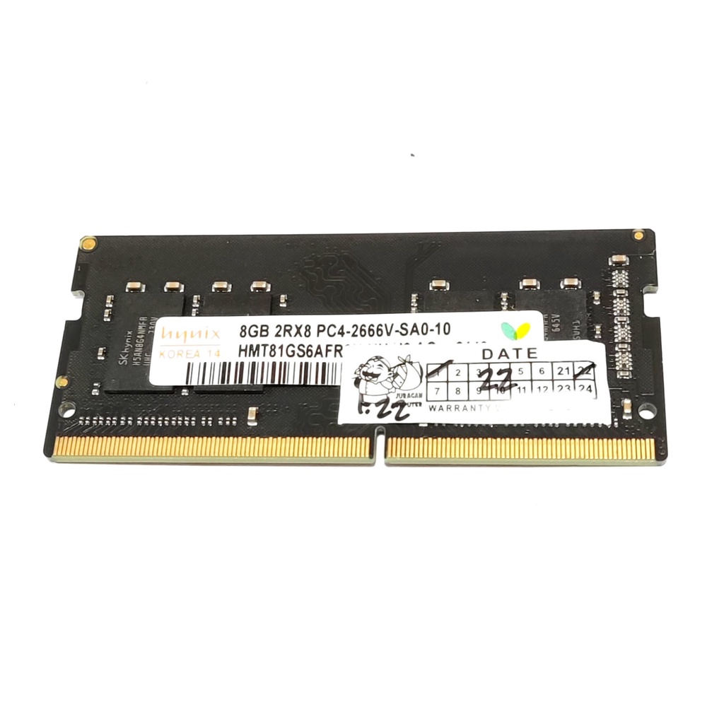 Memory Hynix DDR4 8GB Sodimm laptop 2666mhz