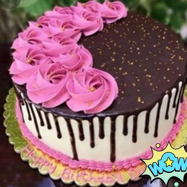 

Birthday simple cake /kue ulang tahun cantik/kue cantik simple elegan