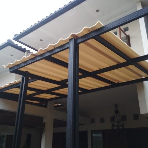Atap uPVC Sunpanel 12mm (Putih, Biru, dan Semi-Transparan) Sun Panel