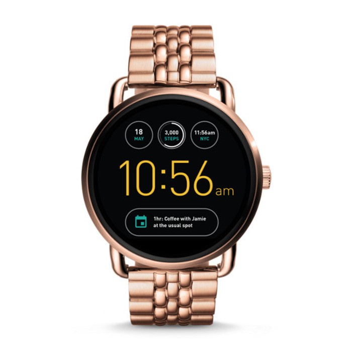 Fossil Gen 2 Smartwatch Q Wander Rosegold FTW2112 - Jam Tangan Branded Ori Original Asli Murah