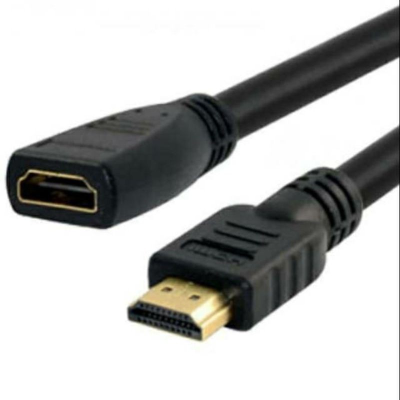 Kabel hdmi  extension kabel sambungan hdmi CEWEK COWOK digunakan untuk Tv led anycast