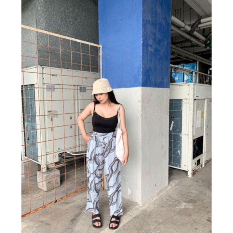 Celana Wanita / Celana Kulot / Kulot Highwaist / Kulot Rayon Premium Vanessa Wear