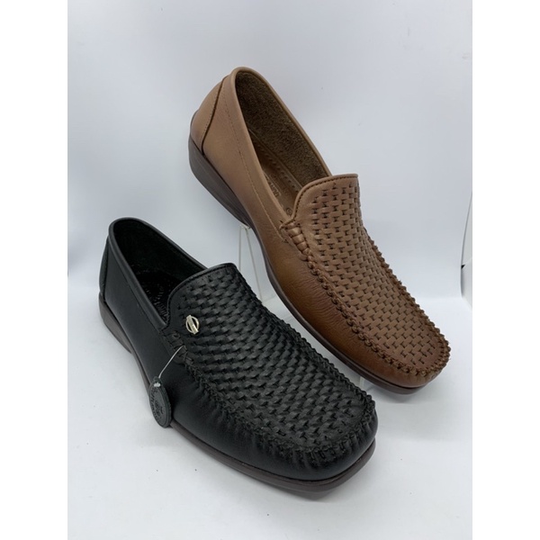 Sepatu Kasual Pria | Sepatu Kulit Pria | Sepatu Scottlando | Moccasin Kulit Pria