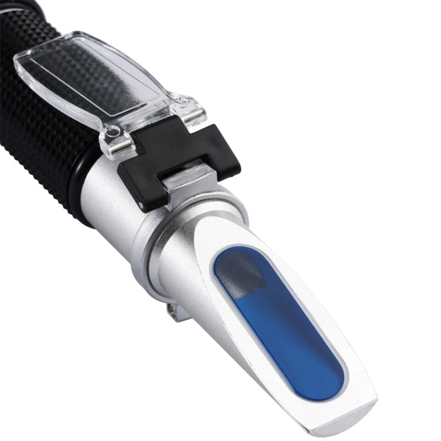 2 In 1 Brix and Salinity Refractometer, 0-10% Brix / 0-100% Salinity