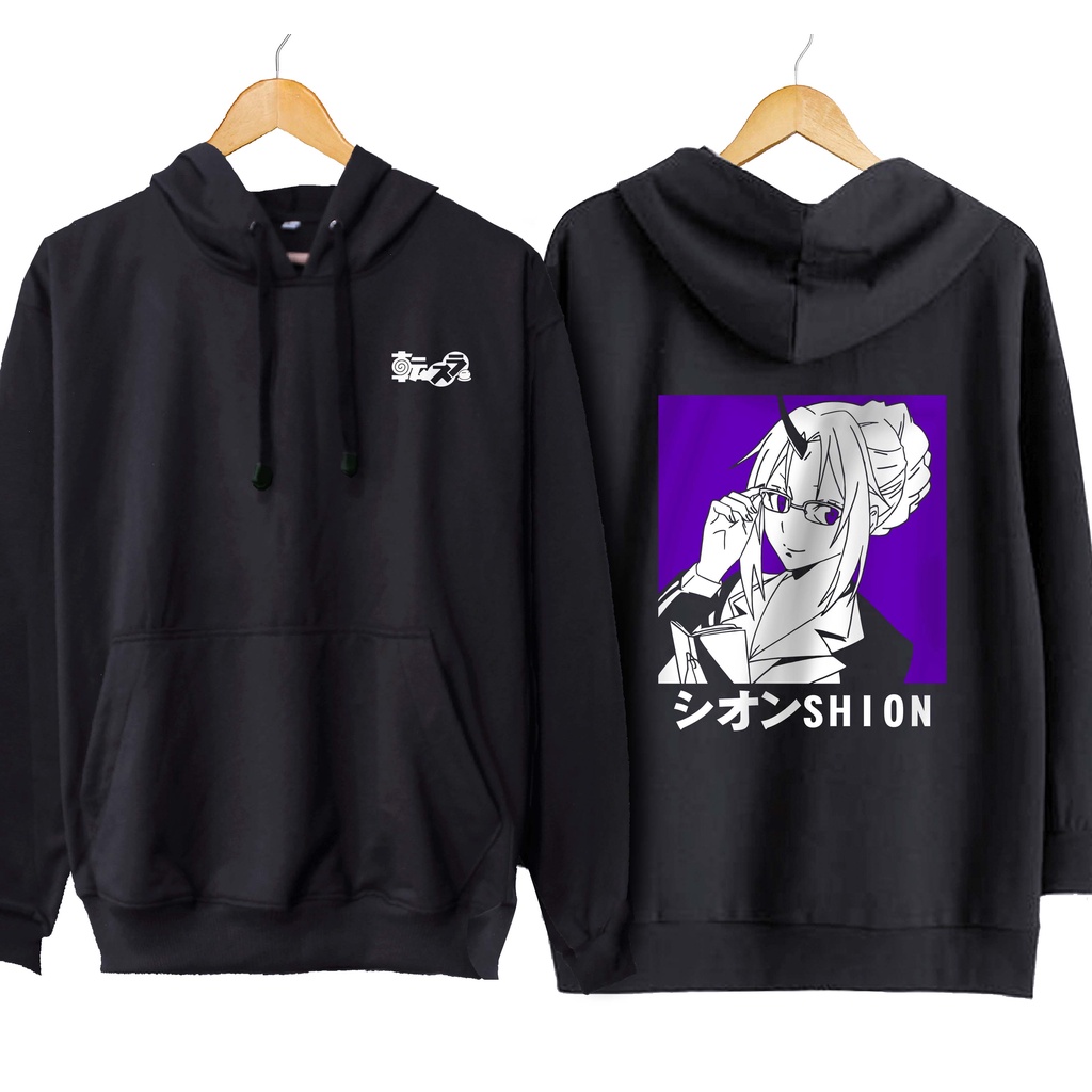 Jaket hoodie jumper anime SHION - TENSEI SHITARA SLIME DATTA KEN material cotton fleece