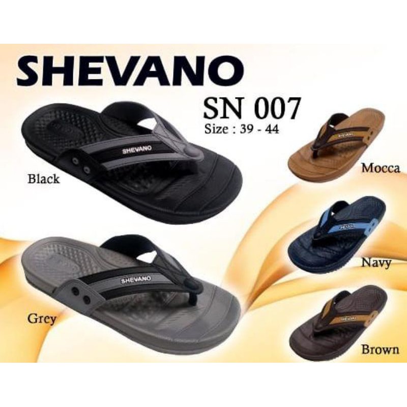 Sandal Jepit Karet Shevano Cowok Pria