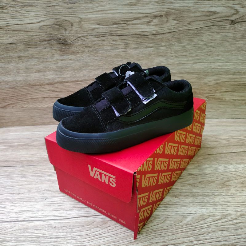 SEPATU VANS ANAK OLDSKOOL FULL BLACK PREMIUM HIGH QUALITY SEPATU SEKOLAH HITAM