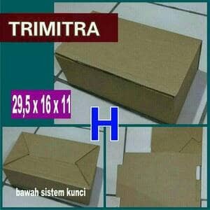 

KARDUS TYPE H COKLAT 29,5 X 16 X 11 CM