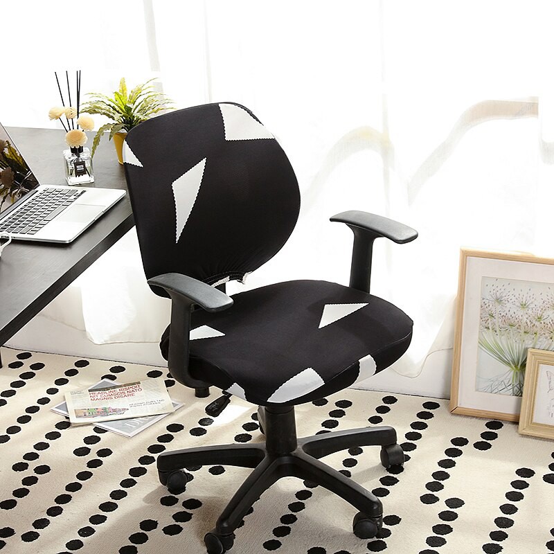 Sarung Kursi Kantor Putar office chair cover Bahan Elastis Lembut Murah Berkualitas