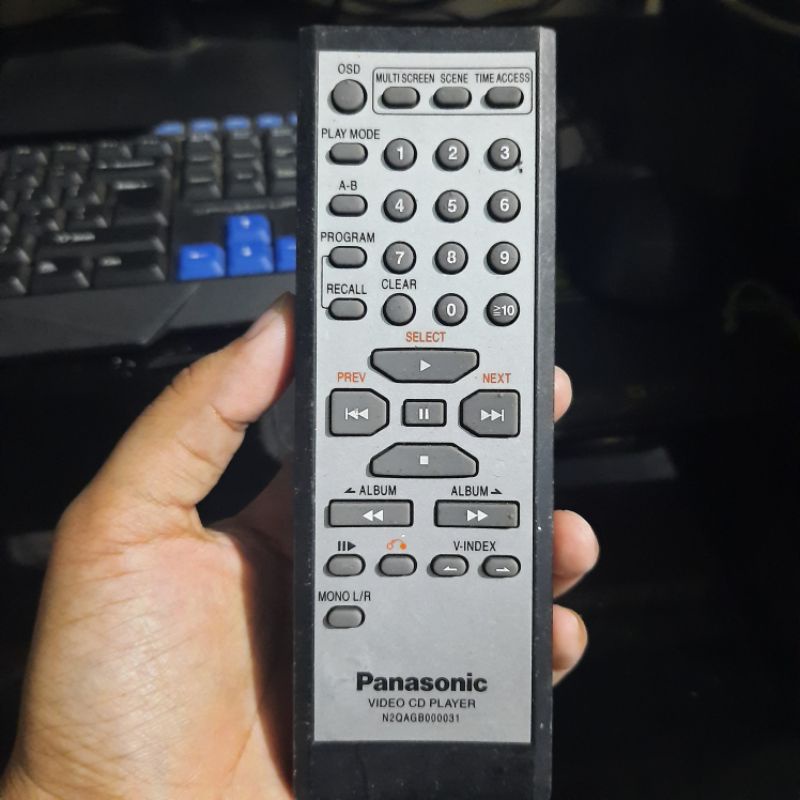 REMOTE REMOT CD PLAYER PANASONIK N2QAGB000031 ORIGINAL ASLI