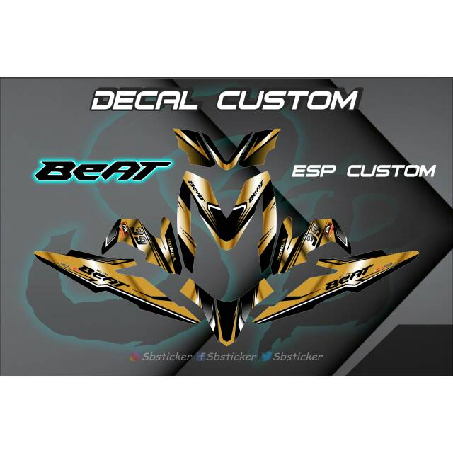 Stiker beat full body/beat ESP 2017