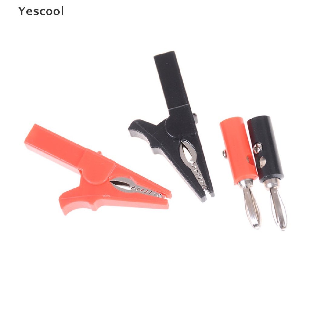 Yescool Klip Buaya 55MM + Plug Banana Dengan Kabel 4mm