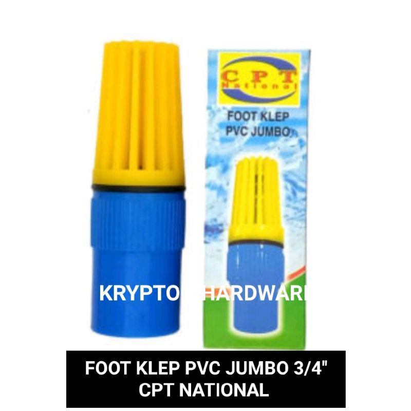 FOOT KLEP / VALVE 3/4' CPT NATIONAL BEST QUALITY