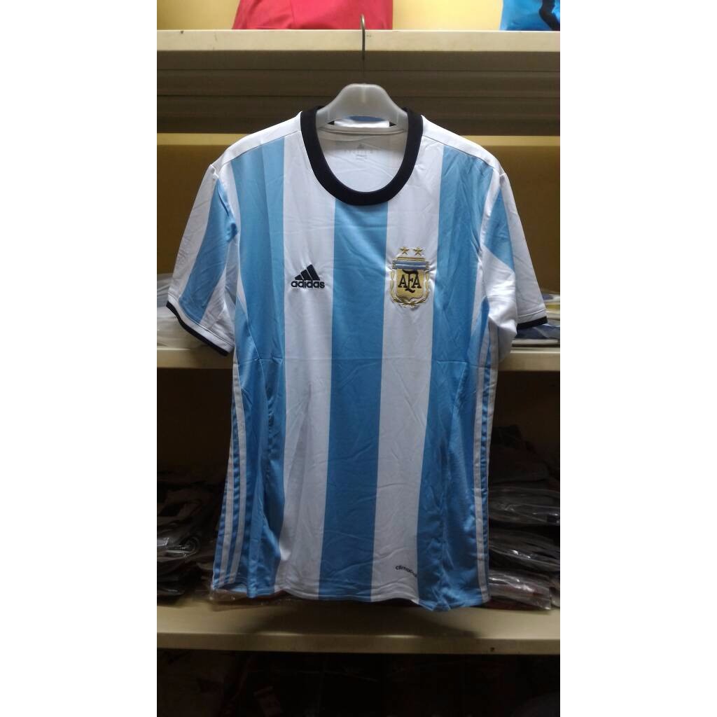 CUCI GUDANG Jersey Baju Bola Argentina Home Official Copa America Grade Ori PALING MURAH