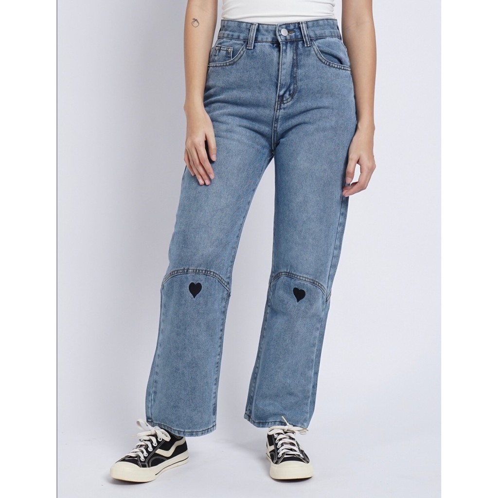 AVANCEID (S-XL) CELANA JEANS PANJANG HIGH WAIST BAGGY JEANS KULOT 238