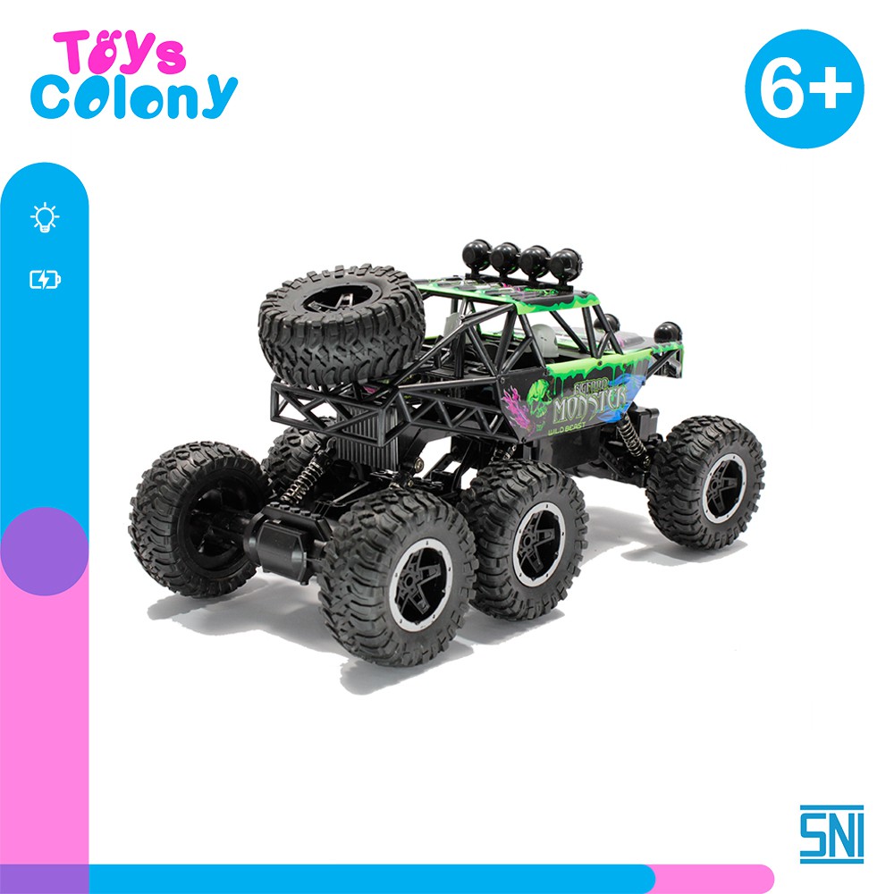 Mobil Remote Control Big Foot Monster Off Road 6WD 689-368