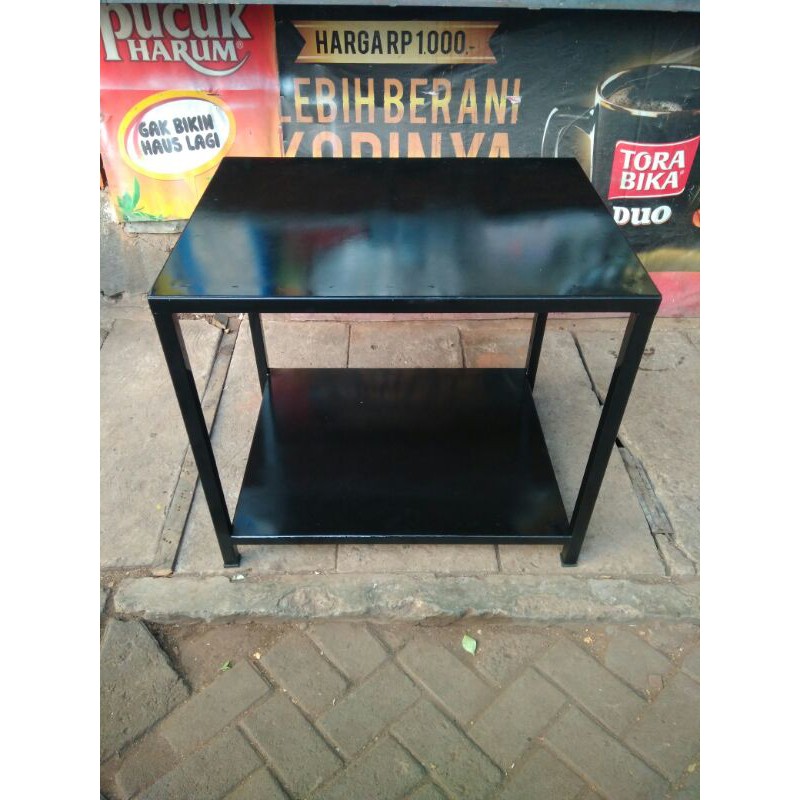 Meja Besi Custom 2 Alas Meja Aquarium