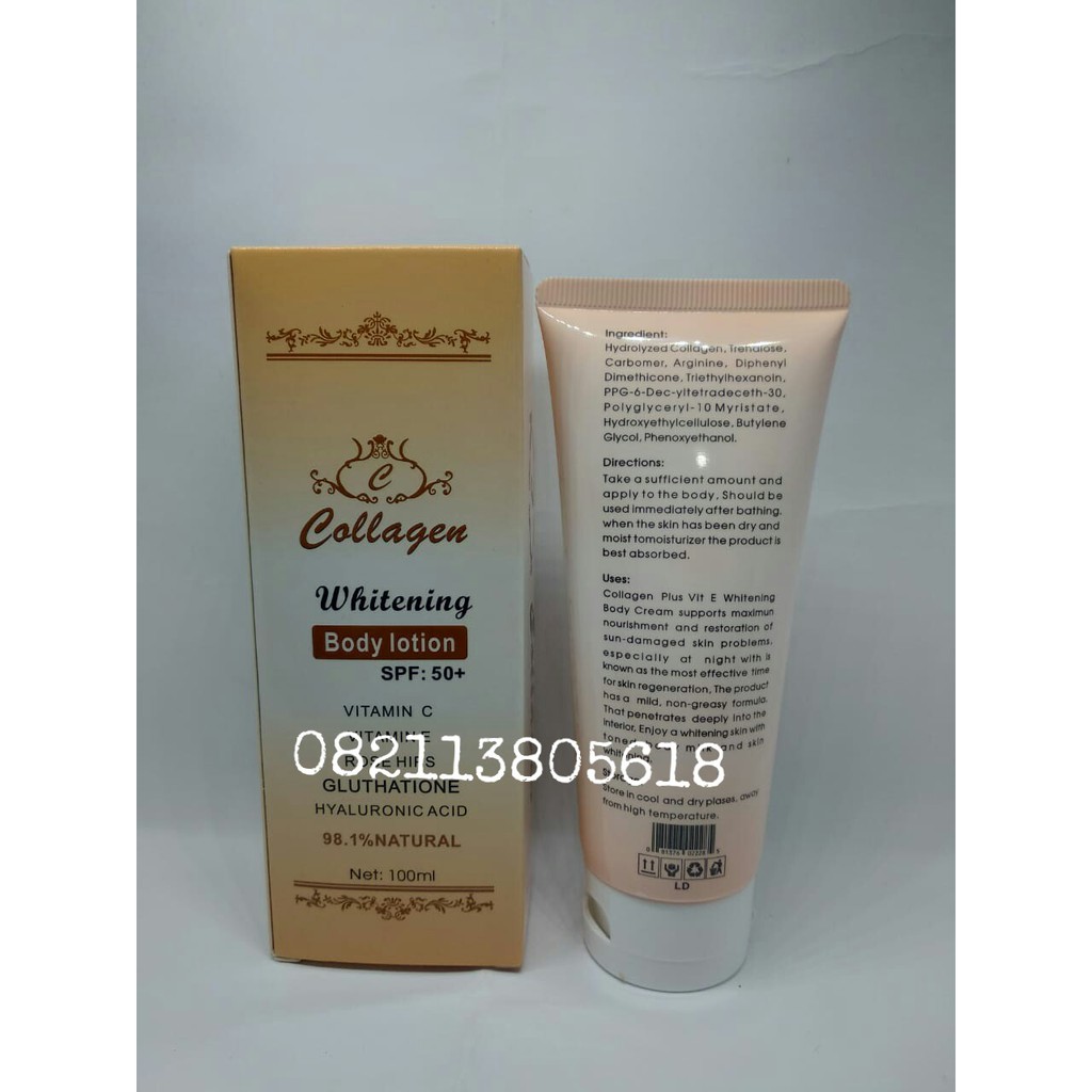 [ PERPC ] BODYLOTION COLAGEN WHITENING / BODY LOTION COLLAGEN HANIKU