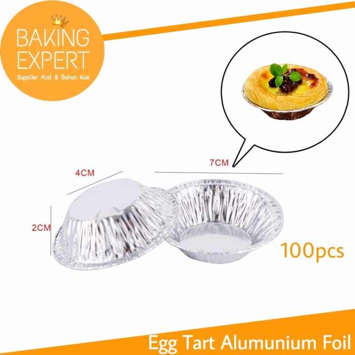 Alumunium Foil Tray Egg Tart Mold Cup Cetakan Kue Pie Pai Macaroni