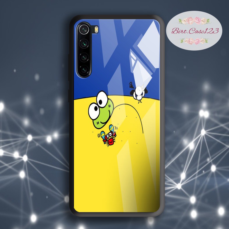 Case casing softcase silikon Gambar keroppi back case glass vivo y91 y93 y95 y91c y71 y81 y12 etc