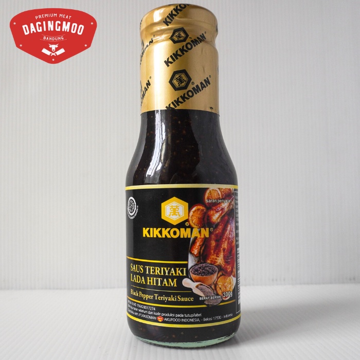 

Kikkoman Black Pepper Sauce 300gr HALAL/ Saus Kikkoman Lada Hitam 300gr Halal