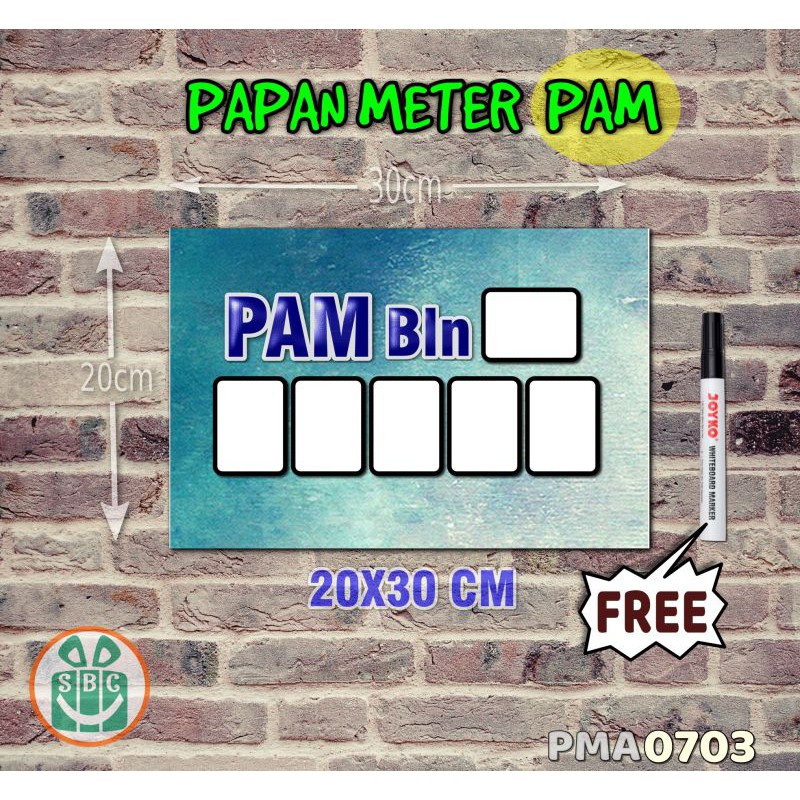 

Stokastik Papan Meter Listrik PLN PAM motif Unik - Pastel 03