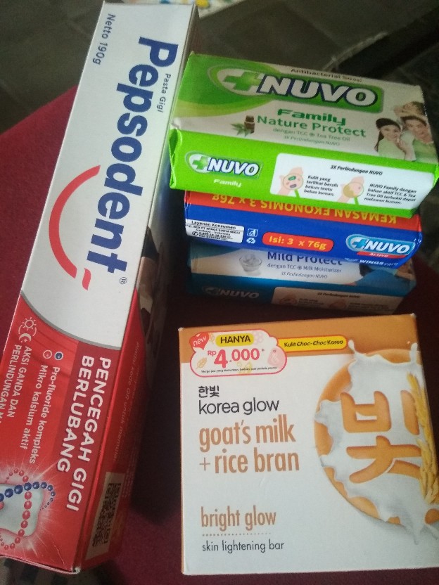 Sabun nuvo family 80 gram , nuvo family soap, sabun mandi batangan