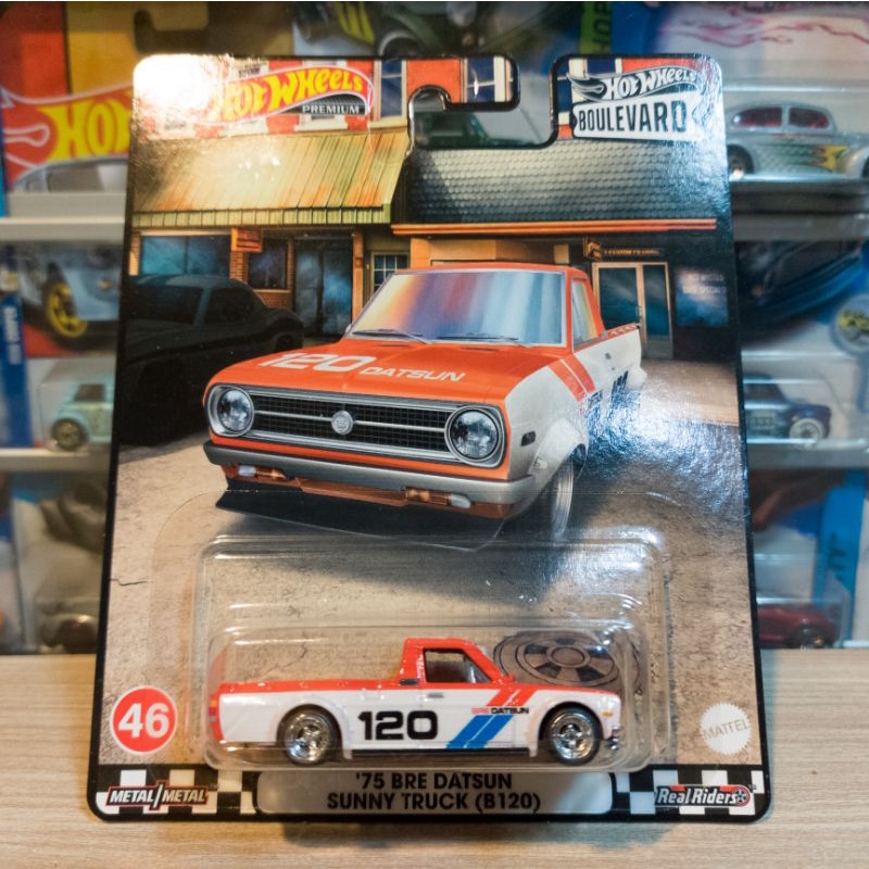 HOT WHEELS 75 BRE DATSUN SUNNY TRUCK B120 - BOULEVARD - PREMIUM