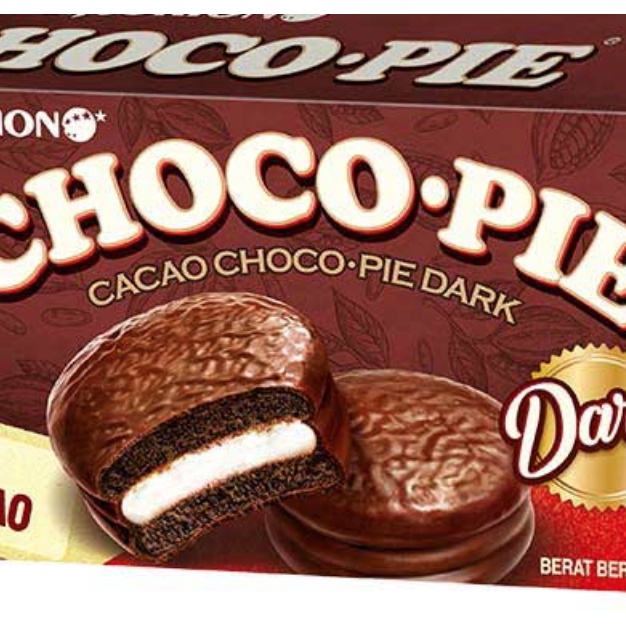 

DELFI LOTTE CHOCO PIE DARK COKLAT PIE 6S 168 GR