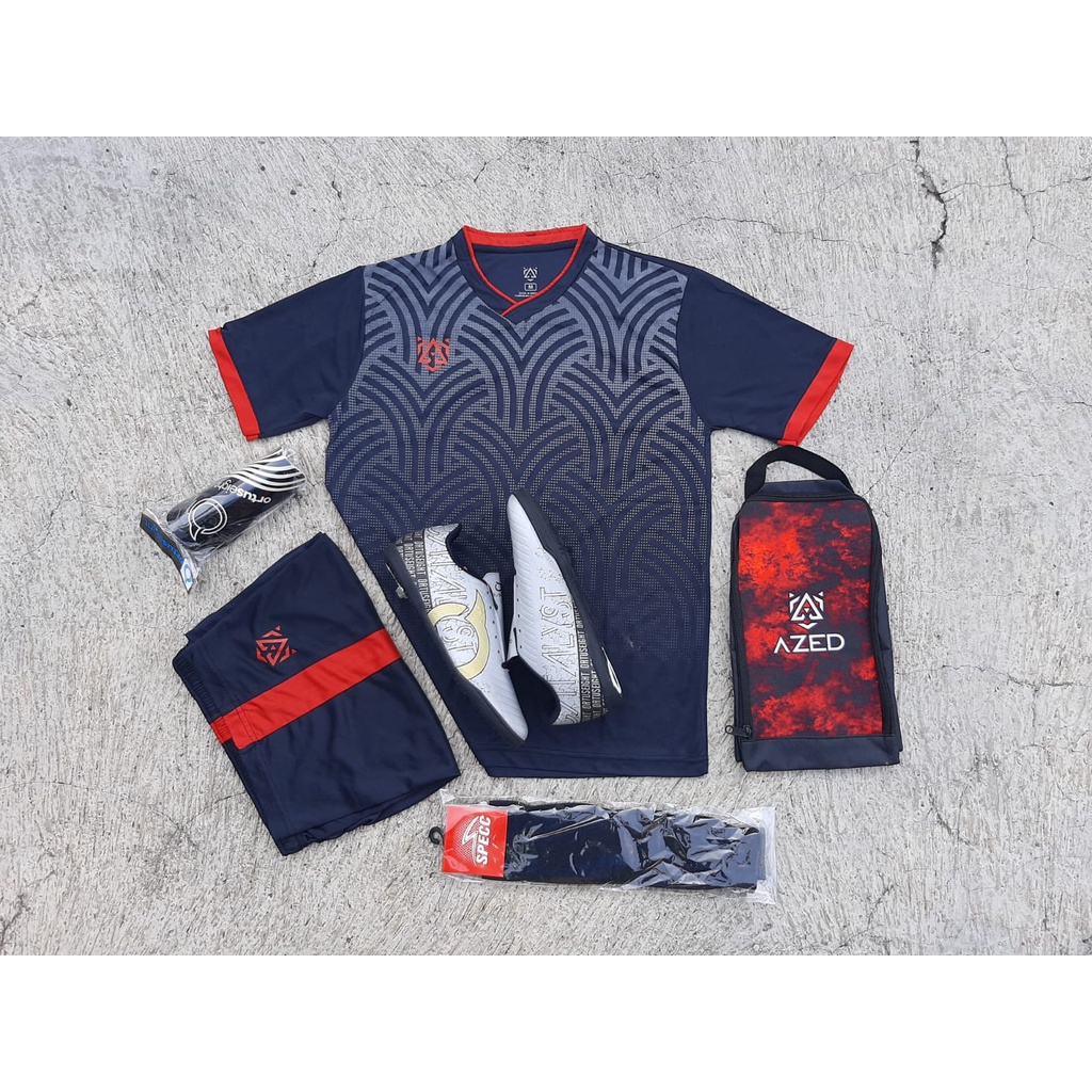 New ! Paket komplit 5  termurah sepatu futsal kwalitas istimewa-O SILVER