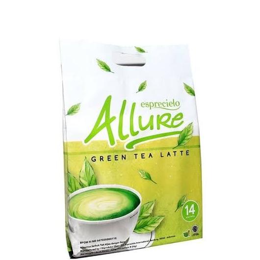 

[ COD ] Allure Green Tea Matcha Latte Esprecielo Eco Bag 14sachets @24gr DISKON Kode 604