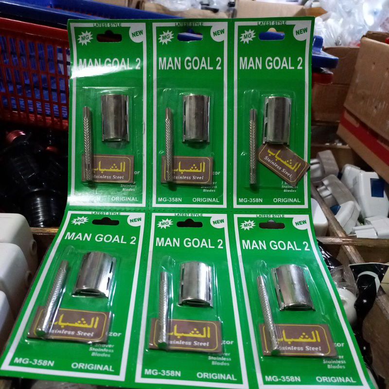 

Alat cukur besi isi ulang 6 pcs